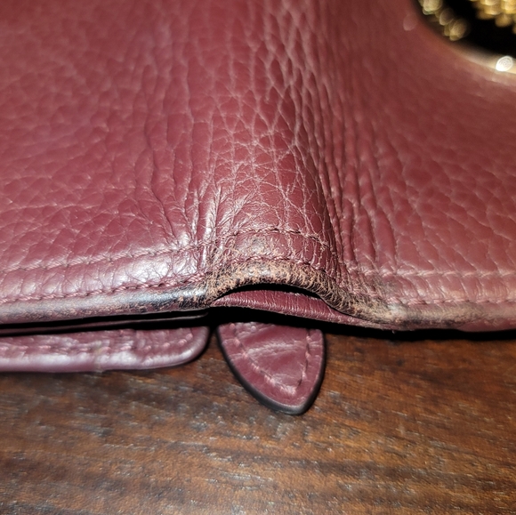 Mulberry burgundy French wallet - Picture 10 of 11
